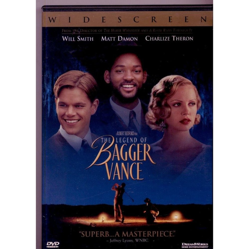 THE LEGEND OF BAGGER VANCE Will Smith DVD, with Ma